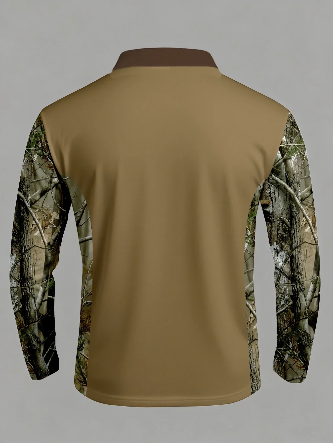 3D Camo Long Sleeve Men's T-shirts Outdoor Hunting Jacket Outdoor Wear Stealth Hunting Attire Casual Ghillie Suit Men's Clothing