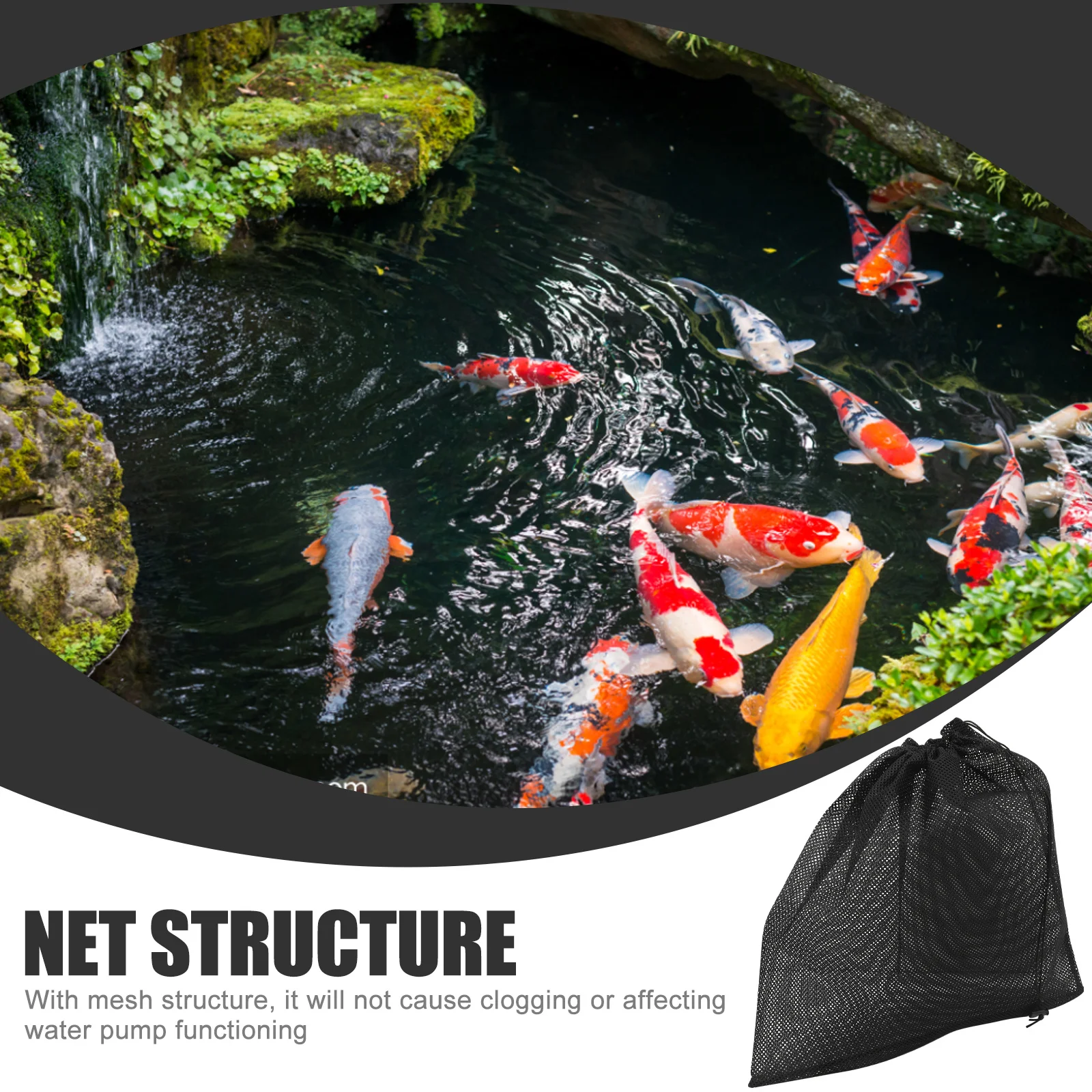 

Water Pump Filter Bag Mesh Protection for Pond Aquarium Drawstring Pump Mesh Filter Pouch Pool Cleaner Bag,pump Bag
