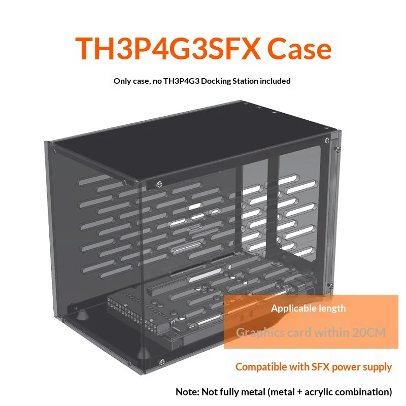 Special TH3P4G3 GPU Dock Metal Case Thunderbolt 3/4 Graphics Card Box