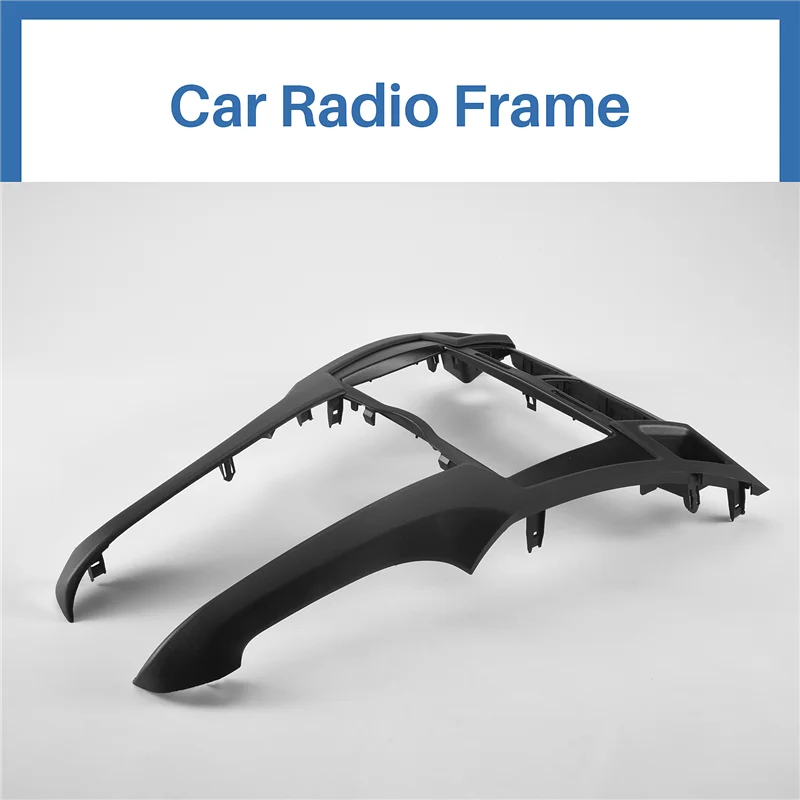 

Car Radio Fascia Trim Kit, 2 Din Dash Panel DVD Frame Install Kit For Toyota Yaris Vitz Platz 2005 2006 2007 2008-2011