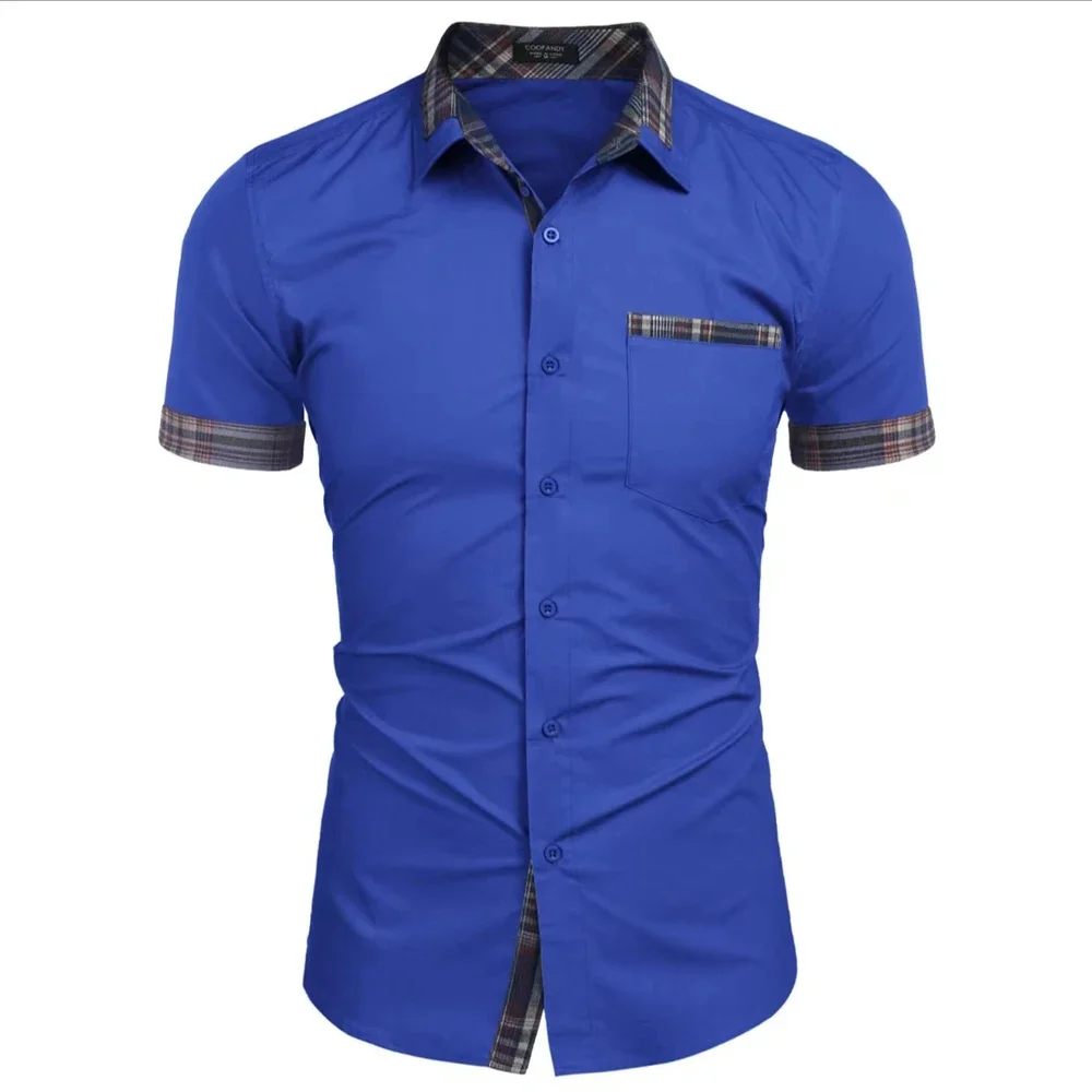 

Men's 3D printed luxury designer medieval clothing soft and comfortable 6 solid colors Hawaiian high street fashion shirts