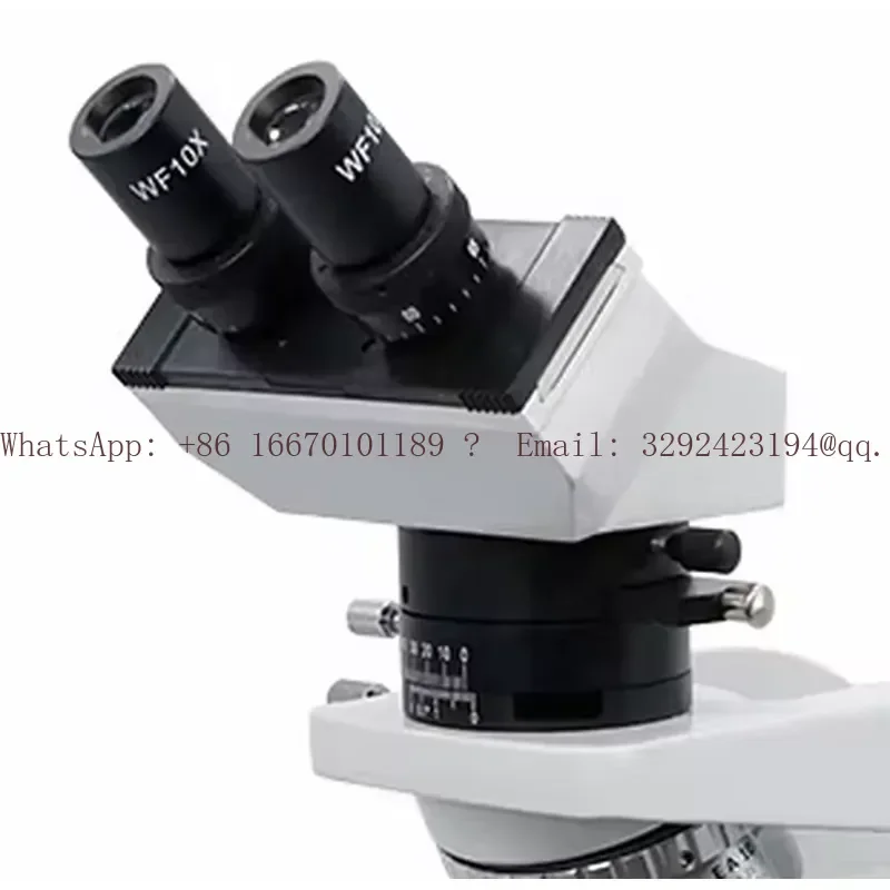 SCIEDU XSP-2009BP Wide Field Plan-scope Eyepiece Biological Infinity Compound Strain Plane-scope Bigger Polarizing Microscope