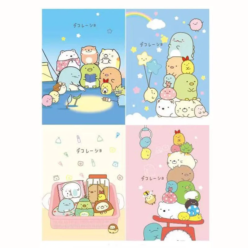 

20pcs/lot Sumikko Gurashi Notebook Creative Notepad Cute Memo Diary Planner Stationery Gift Office School Supplies