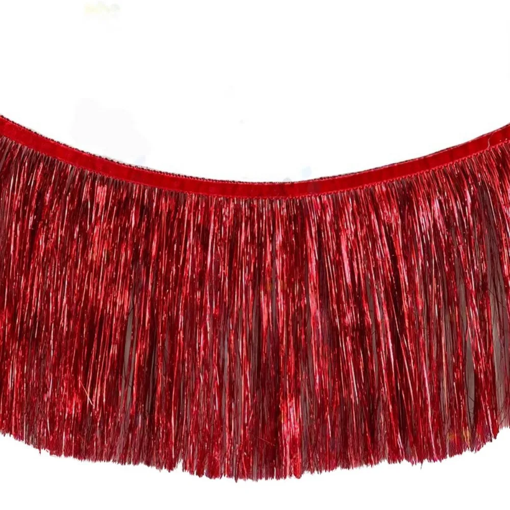 Multicolor Drizzle Garland Metallic Tinsel Encryption Tassel String Background Ornament Thickening Foil Fringe Party Supplies
