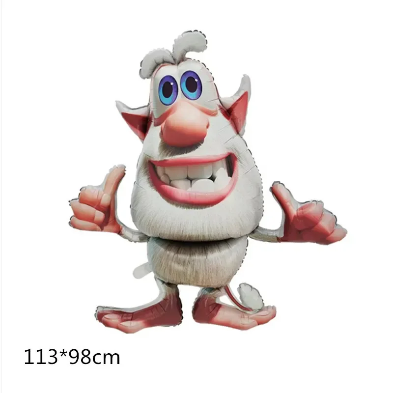 Cartoon Big Eyed Rat Aluminium Foil Balloons Kids Birthday Party Decoration Children Gifts Bubaed Number Globos5 Th 6th Birthday