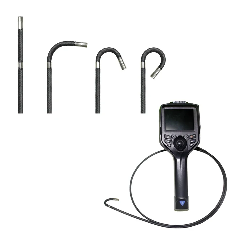 Portable IP67 Waterproof 2-8mm Lens Industrial Pipeline Inspection Flexible Snake Camera Videoscope Borescope