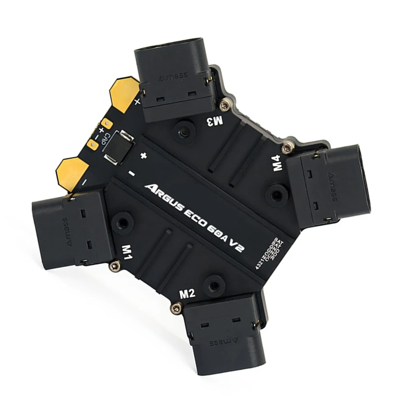 

Шлифовальная машина Argus ECO 60A ESC, быстрый демонтаж с вилкой + ЧПУ 6S для FPV дронов для фристайла, детали для самостоятельного изготовления