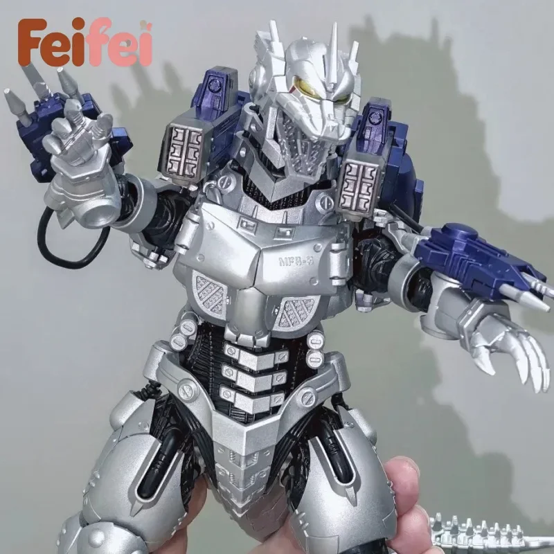 Keeppley Mecha Godzilla Mfs 3 Building Blocks Set Licensed Monster Action Figure Model Desktop Collectible Adult  Collection Toy