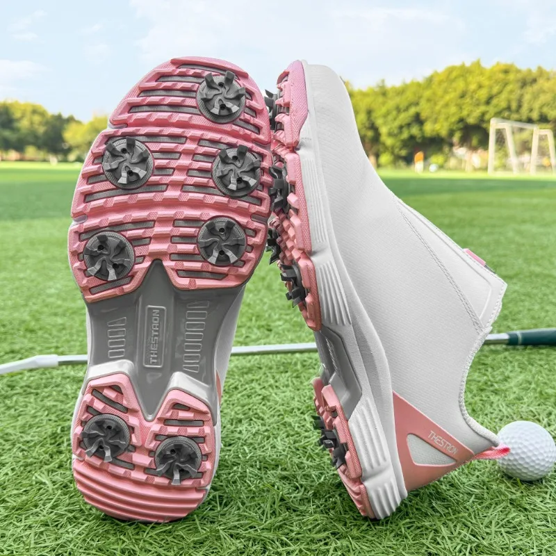 

2026 Cool Ladies Golf Shoe Professional Sport Shoes For Women Outdoor Golf Sneakers Ladies Non-Slip Walking Shoes Woman