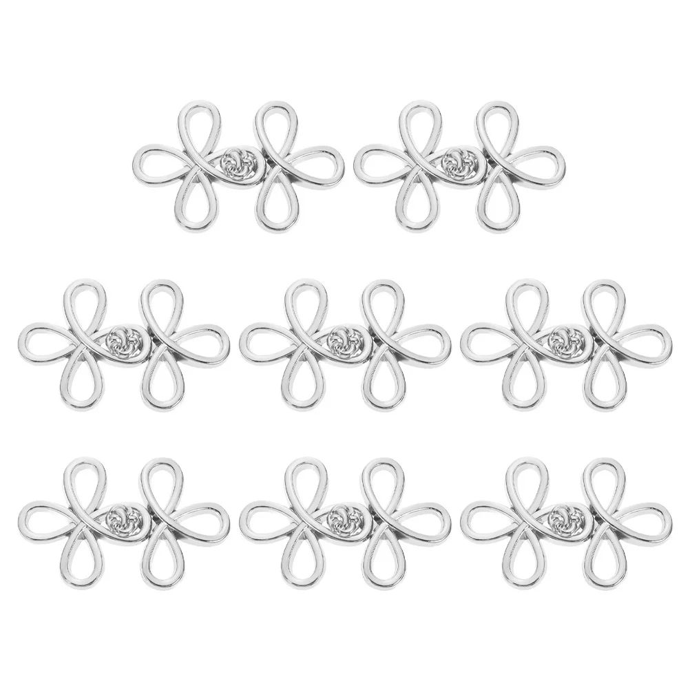 أزرار تبديل معدنية عتيقة أبازيم معطف الرجعية لخندق معطف سترة شال التفاف Diy بها بنفسك الملابس والاكسسوارات #4