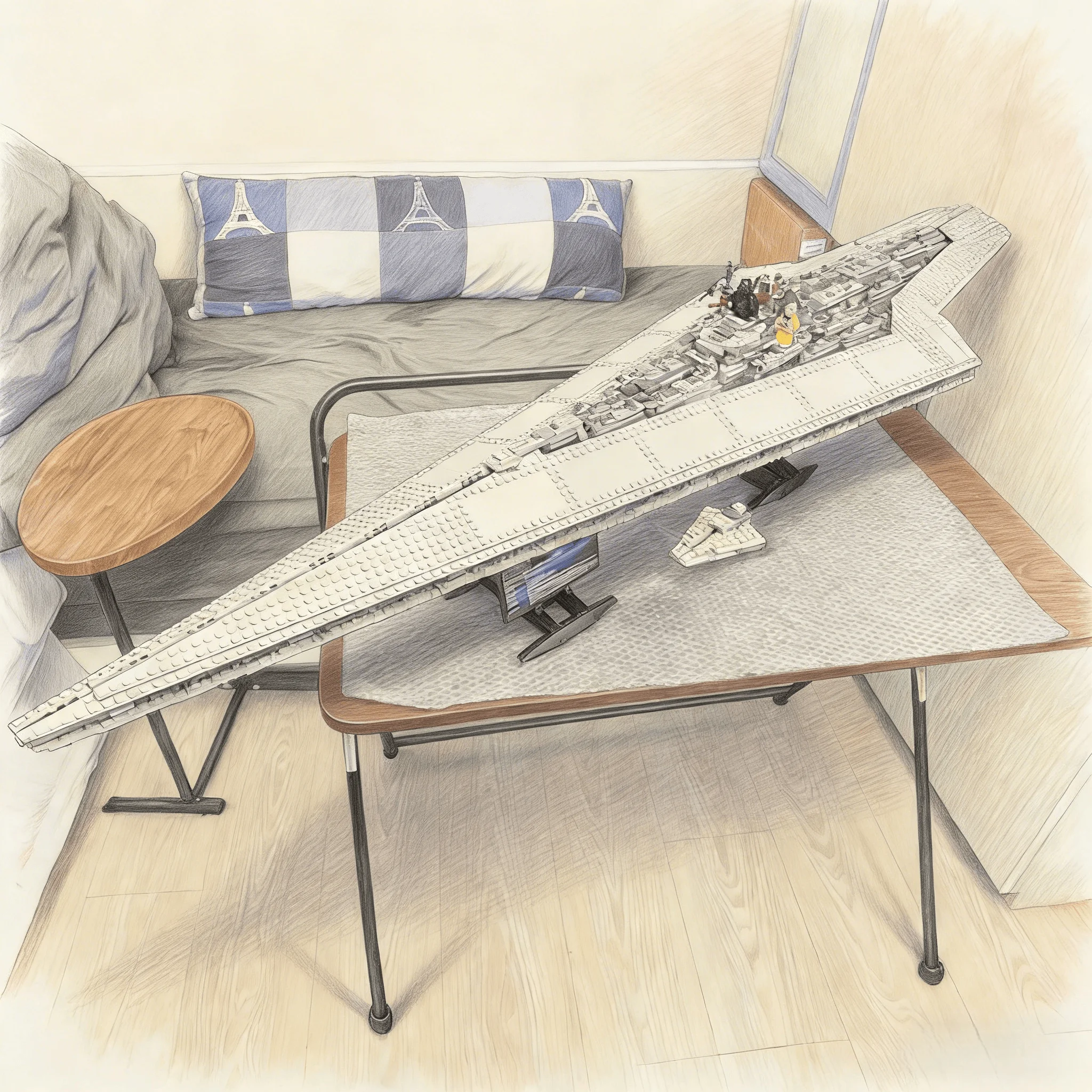 

IN STOCK 3152PCS Science Fiction Battleship Super Star Destroyer Model Building Block Brick Toy Kid Adult