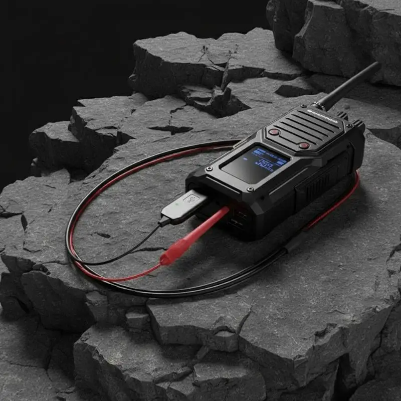 1Pcs Universal USB Charger Cable For UV-5R UV-82 BF-888S TYT Retevis Two Way Radio With Indicator Light Walkie Talkie Accessory