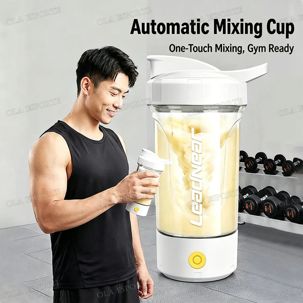 New Portable Electric Blender Cup Automatic Shaker Cup Protein Powder Milkshake Mixer Mini Blender for Gym Sports Travel Outdoor