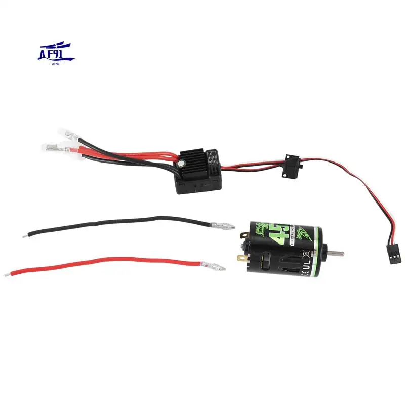 

AF91-540 Матовый двигатель с матовым ESC 1060 60A 2-3S Lipo Водонепроницаемый электрический регулятор скорости для автомобиля RC 1/10