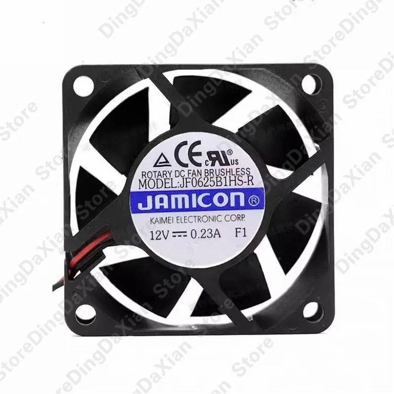 g For JAMICON JF0625B1HS-R D12V 0.23A 60*60*25MM 2-Wire Silent Cooling Fan