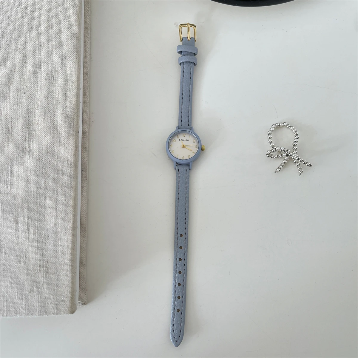 Small dial watch for women, fashionable and simple college style quartz watch, high quality luxury watch, ladies' high-end watch