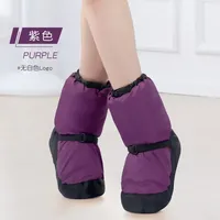 Ballet Warm Up Booties Kids Women Girls Ballerina Castle Flo Ballet Point Winter Warm Shoes Ballet Dance Warm-Up Boots Warmers