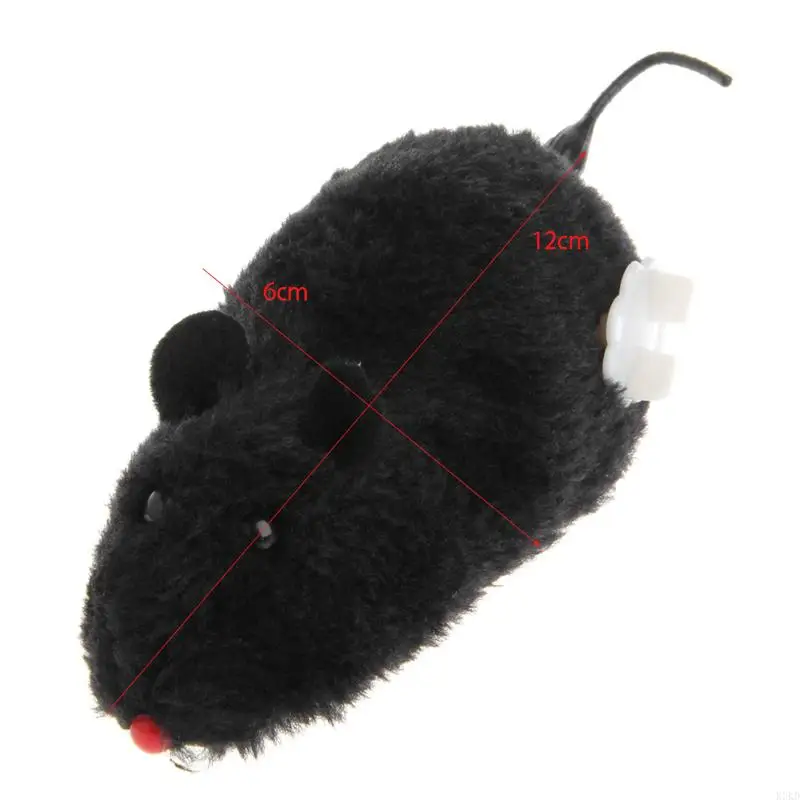 K3KD Wind- Up Chuột Đồ chơi vui nhộn Đồ chơi chuột sang trọng