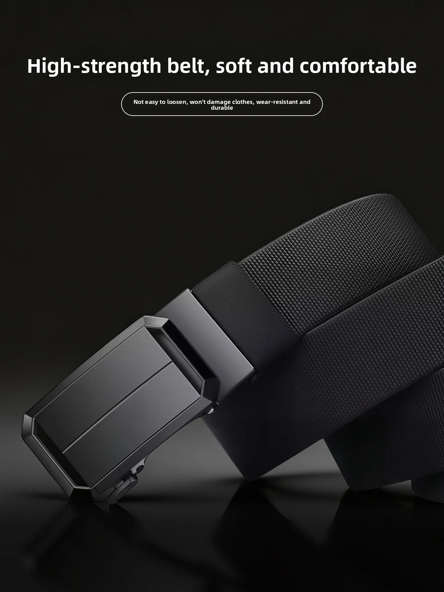 2026 New Men's Belt Automatic Buckle Canvas Elastic Band Outdoor Casual Versatile Wear Resistant Leather Belt for Men