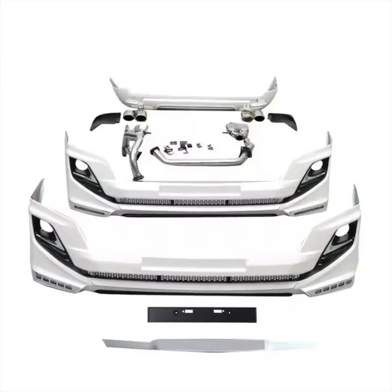 

Auto Body Kit Pearl White Front Bumper Custom Fit-ta Land Cruiser Prado Fj150