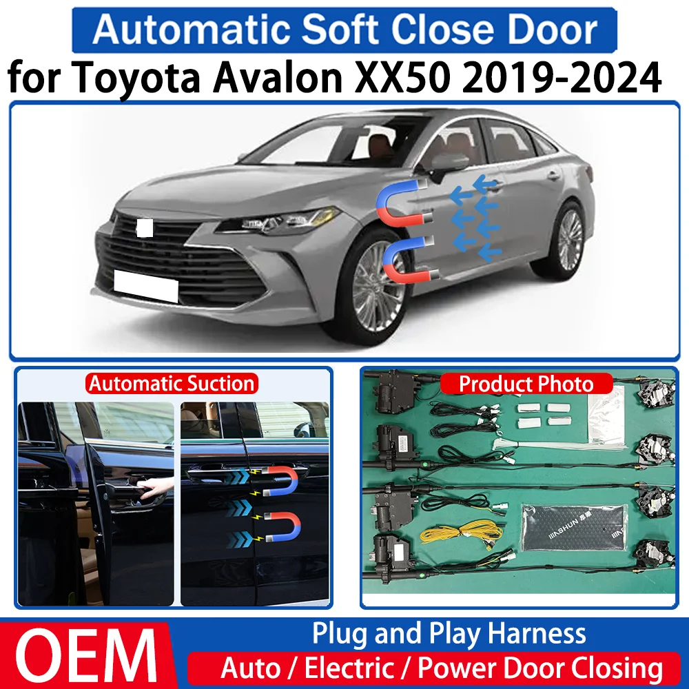 untuk Toyota Avalon XX50 2019-2024 Kit Penutup Pintu Otomatis OEM Mobil dengan Sistem Penutupan Listrik dan Hisap Otomatis Plug＆play