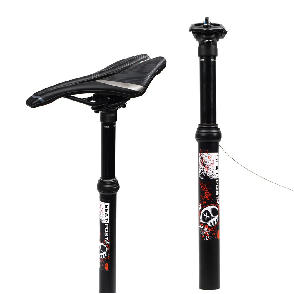 

Chooee Bicycle Accessories Bike Seat Post Dropper For Mtb Seatpost Remote Adjustable Air Suspension 100mm Travel 30.9/31.6mm