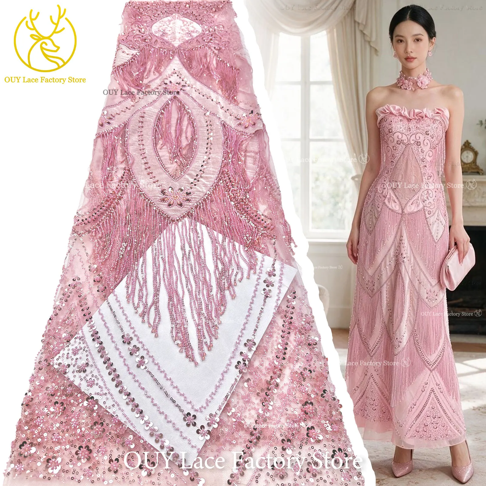 ผ้าลูกไม้กำมะหยี่ 3D ประดับลูก - Embroidery Design 3D บทวิจารณ์และราคา