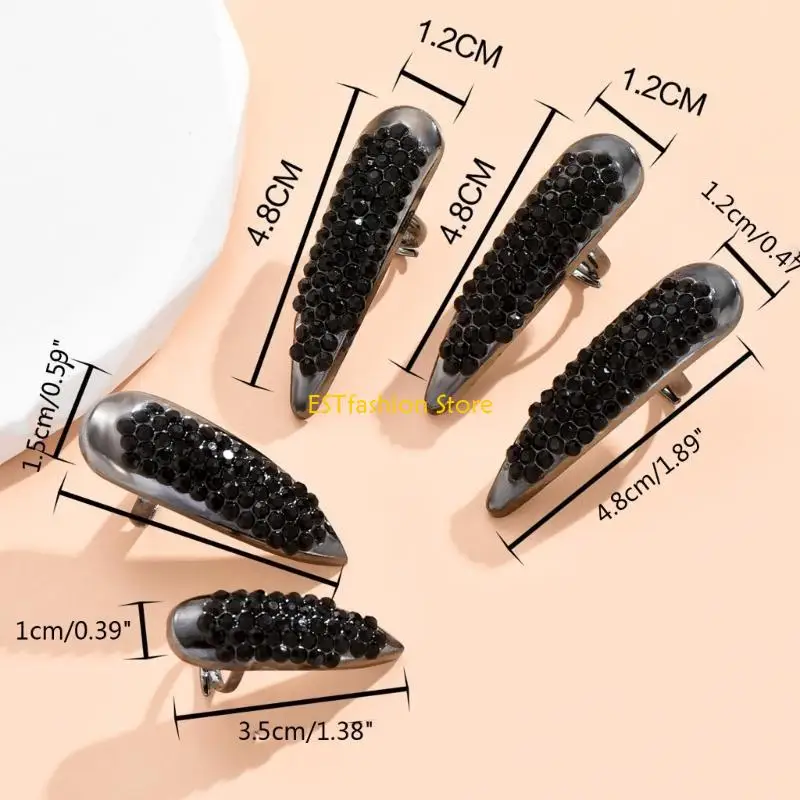 Y5GC Halloween Finger Rings For Women Men Cos-Play เครื่องแต่งกายอุปกรณ์เสริม Halloween Party Cock-Tail Party Dress-Up
