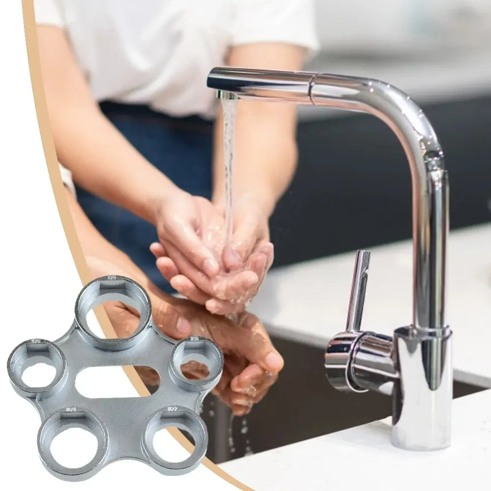 

Repair Faucet Aerator Wrench Universal Replacement Faucet Aerator Removal Multifunctional Compact Faucet Nozzle Filter Bathroom