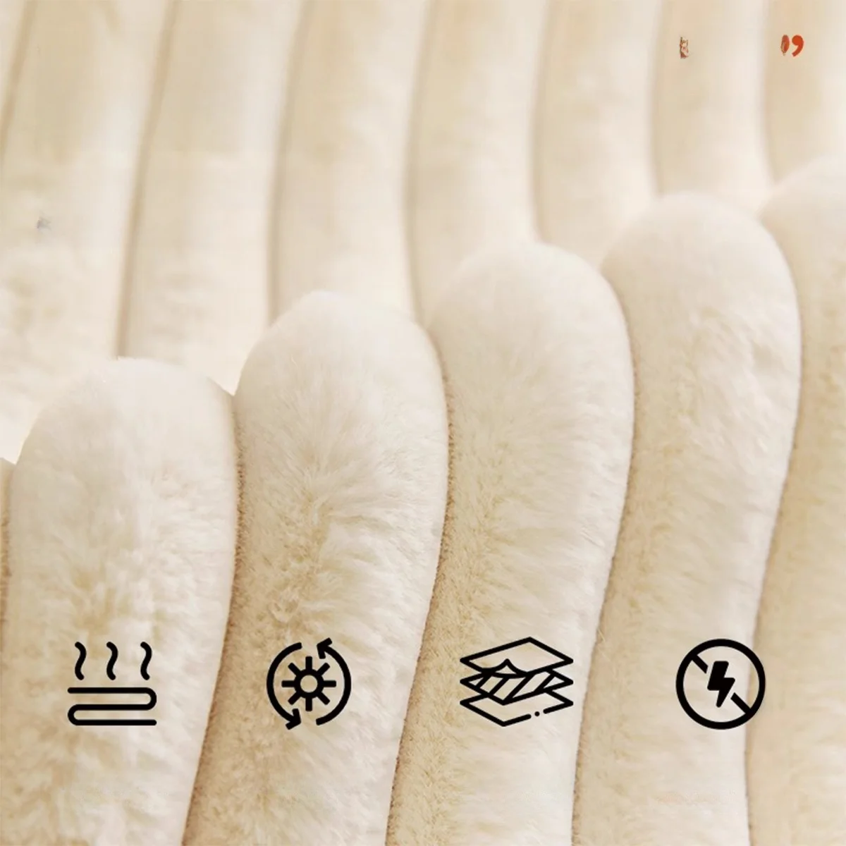 Thickened Rabbit Fur Sofa Cushion  Licking Sensation Winter New Arrival Autumn Winter Cover Cloth Towel Sofa Cover Protector