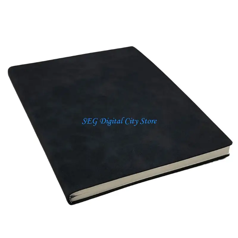 

U75B PU Leather Notebook 160 Pages Lined Business Journal For Note Taking Journaling