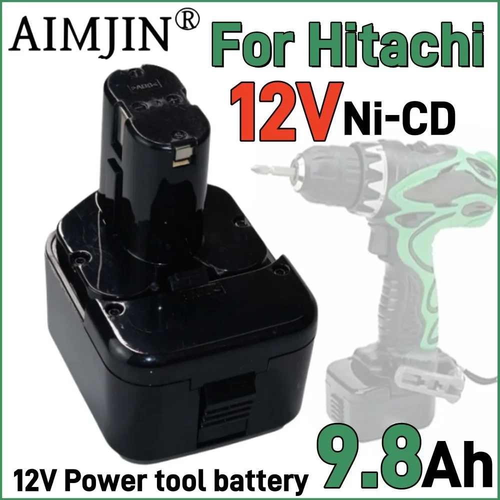 New For Hitachi EB1212S 12V 9800mAh Rechargeable Battery 12V EB1220BL EB1214S WR12DMR CD4D DH15DV C5D Cordless Drill Batteri