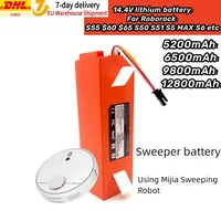 14.4V BRR-2P4S-5200S Robotic Vacuum Cleaner Replacement Battery For Xiaomi Roborock S55 S60 S65 S50 S51 S5 1S 1ST MAX S6 Parts