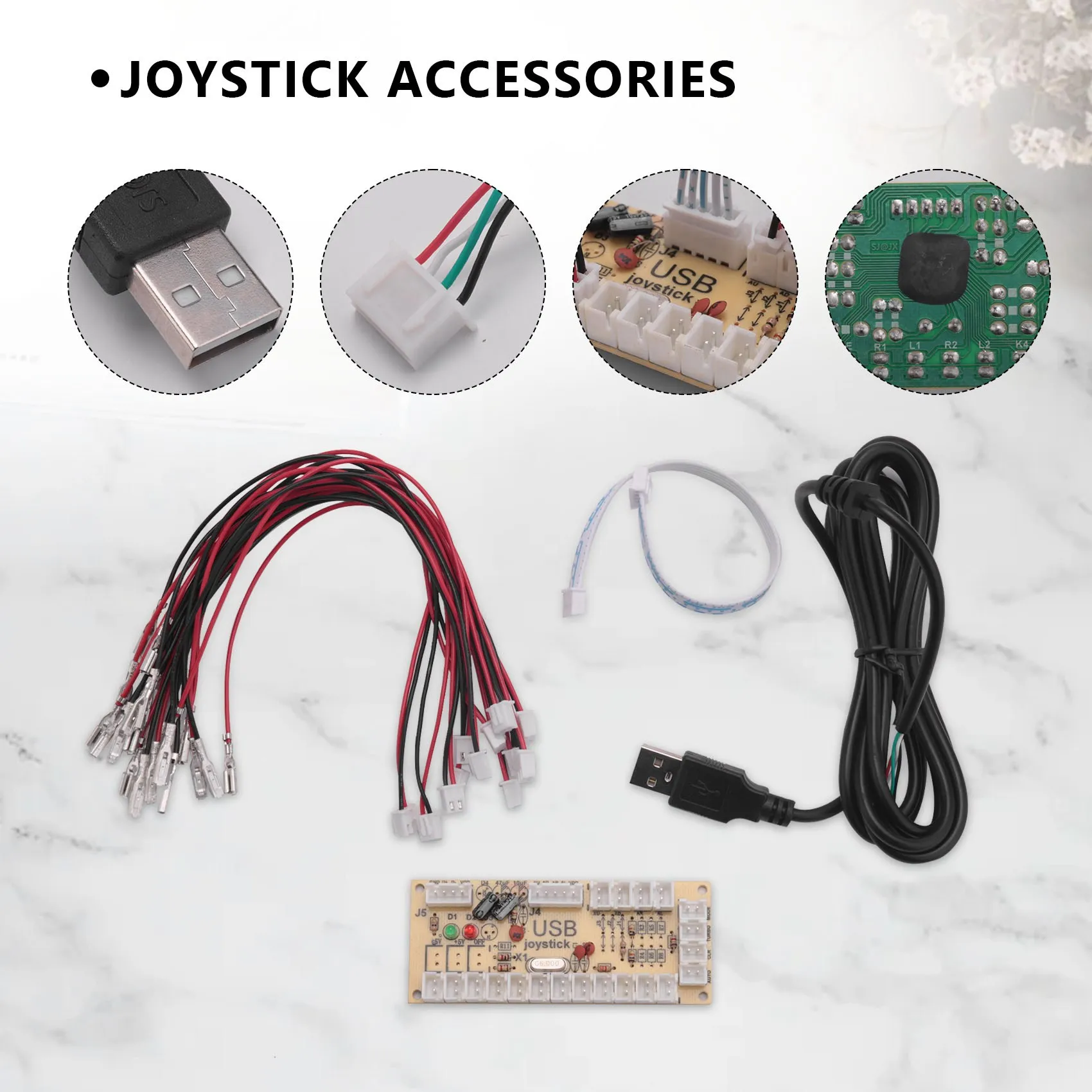 Zero Delay Arcade Game USB Encoder Pc naar joystick voor Mame & Raspberry Pi Retropie-projecten Sanwa-onderdelen