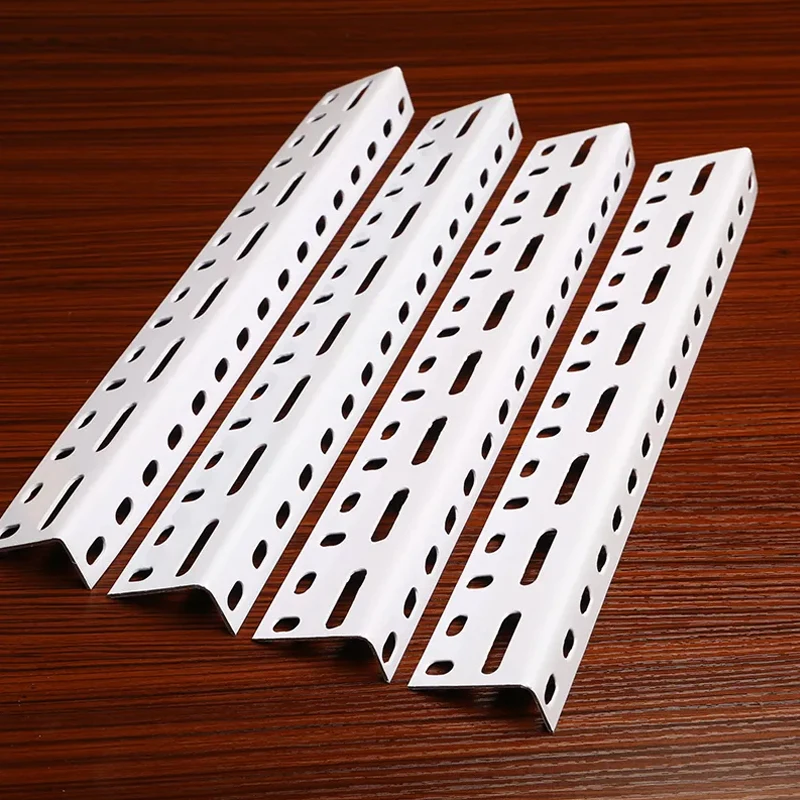 

#suitable for small parts accessories and other lighter work place Slotted Angle Steel Bars for Shelf