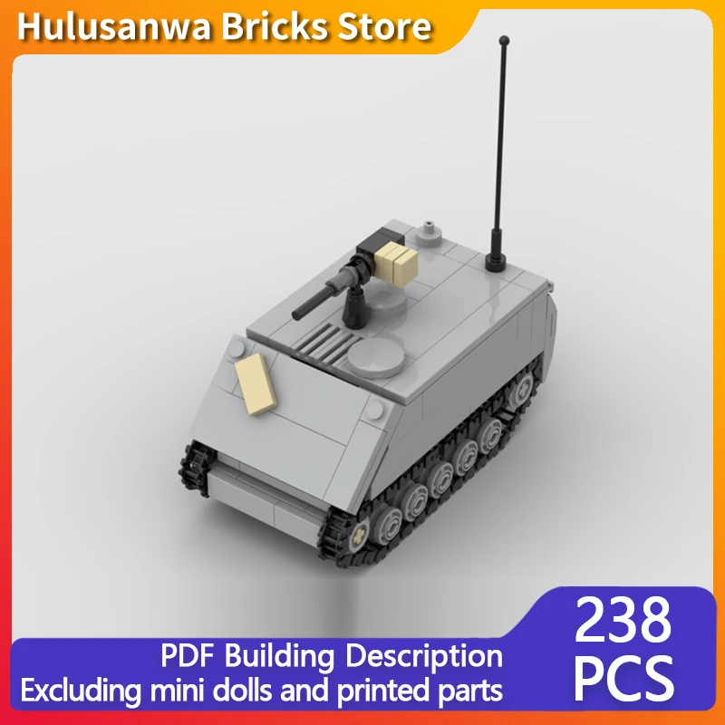 

M113A3 Модель бронеавтомобиля MOC Строительные кирпичи Военное оборудование Модульная технология Подарки Праздник Сборка Детские игрушки Костюм