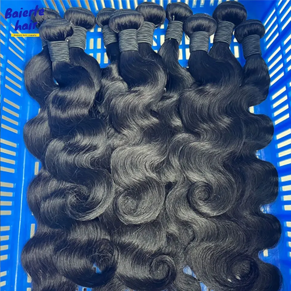 

Натуральные индийские волосы Body Wave, 30, 36, 40 дюймов, 1, 3, 4 пучка, 100% необработанные, волнистые, Water Wave, для наращивания