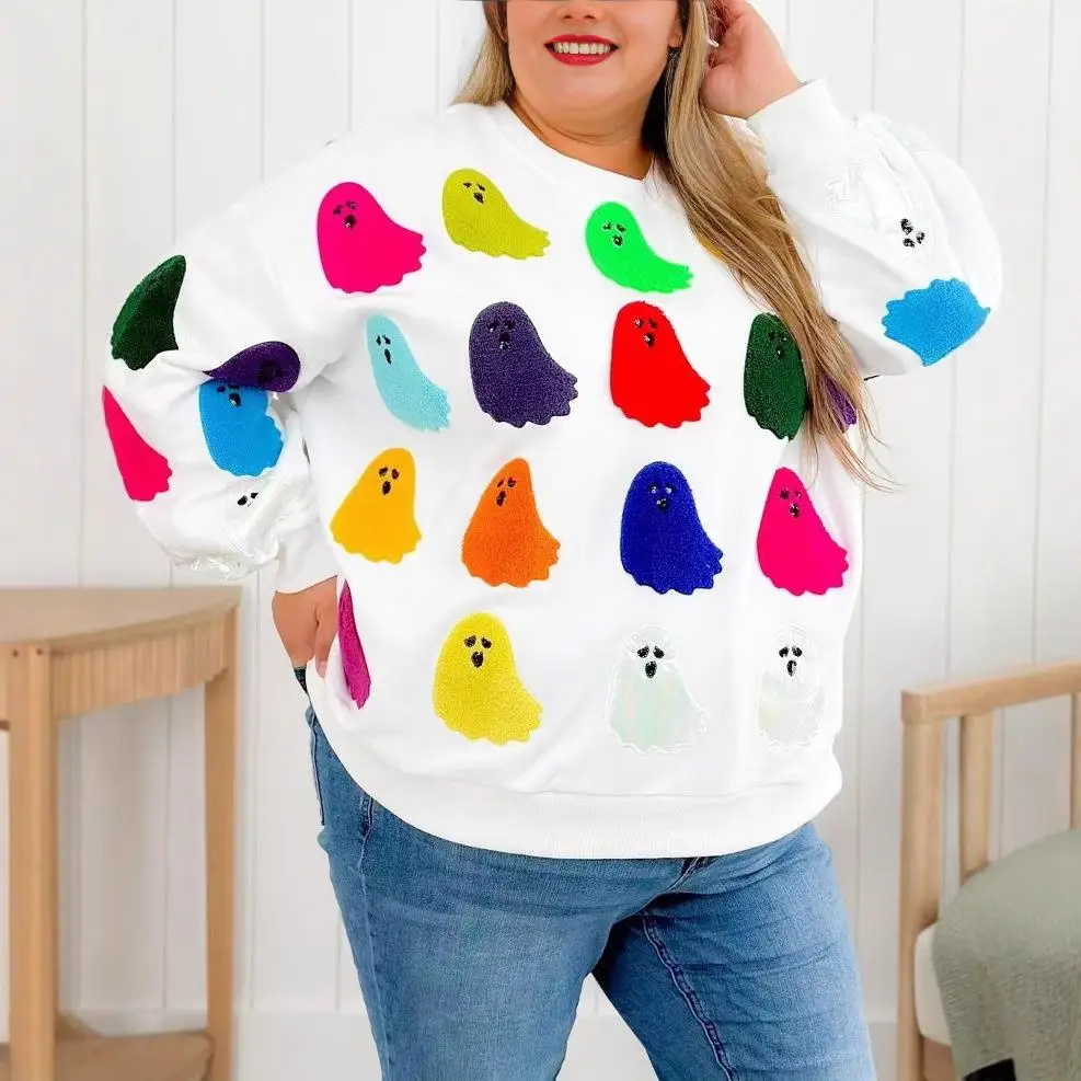 

Фестивальный женский свитшот Long Sve Human, повседневный комплект модных футболок, осенняя коллекция для взрослых женщин