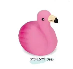 KOROKORO-Gashapon Anime Figure, Flamingo Push Light Lamp, Gacha Capsule Toys, Kawaii Gift, Original, Mignon