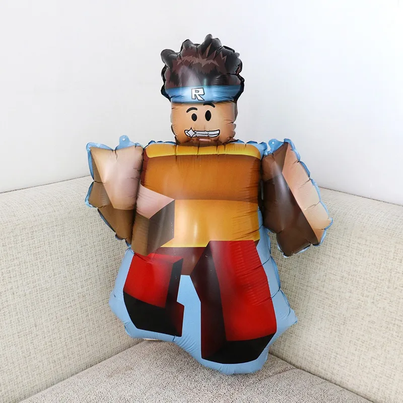 Roblox Game Aluminum Film Balloon Theme Game Party Decoration Supplies Peripheral Personality Children Birthday Gifts