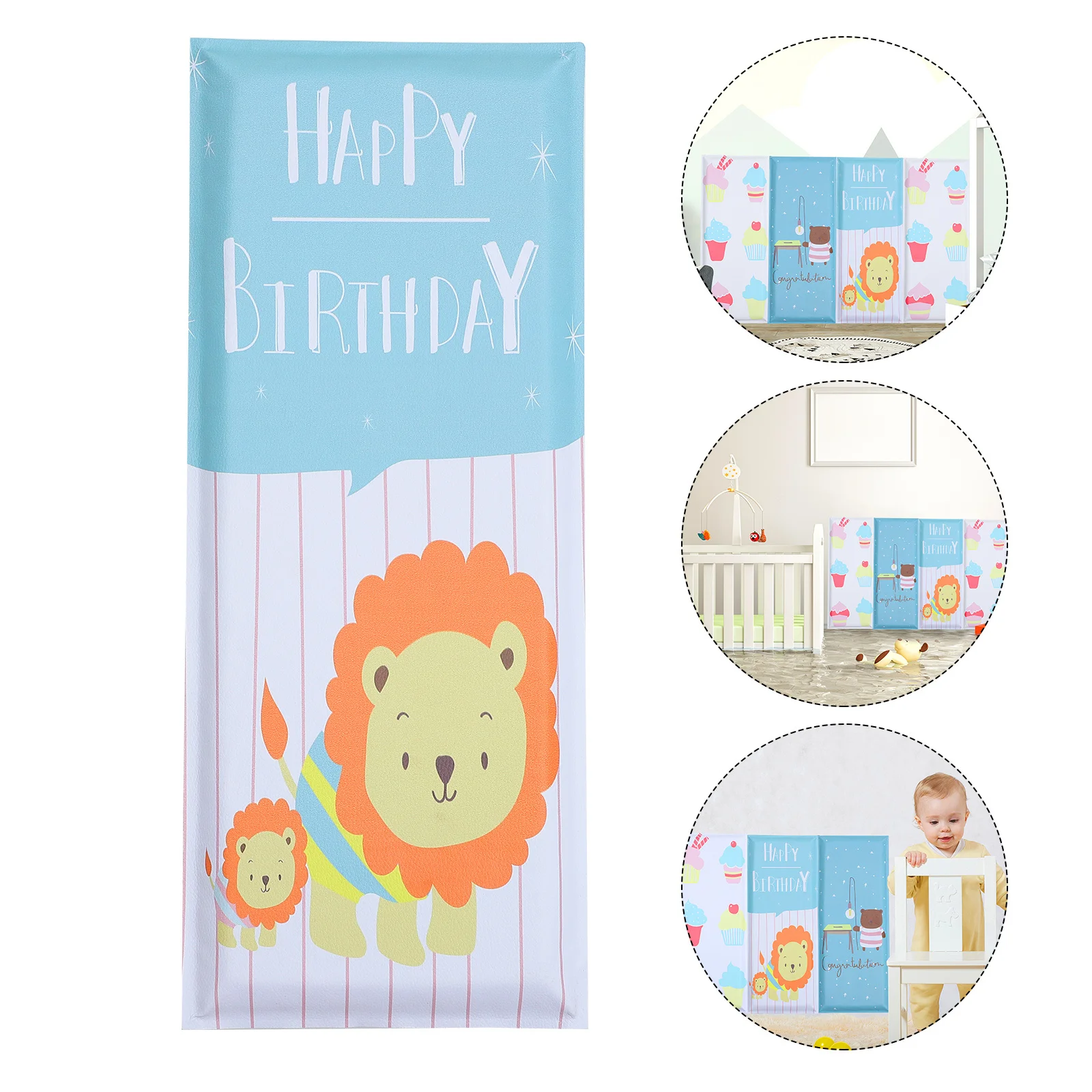 

1Pcs Anti-Collision Wall Sticker Kindergarten Design Protection Safety Cartoon Wall Decals Decor