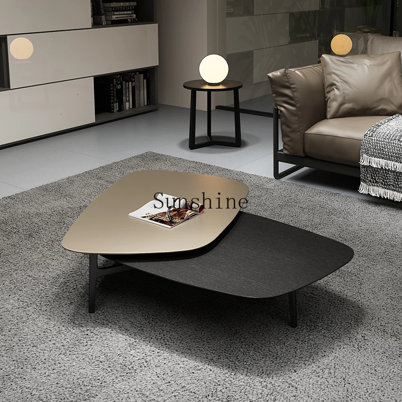 Special-shaped creative coffee table small apartment living room simple low table