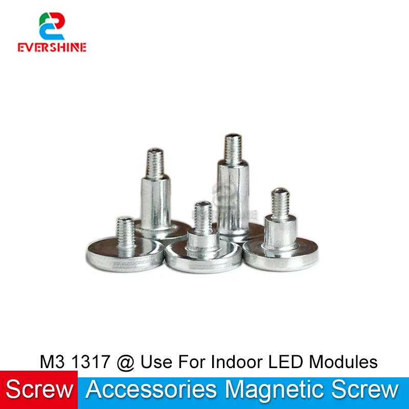 100Pcs/Lot Magnet Screws Magnetic Column M3 1317 For P2 P2.5 P3 P4 P5 P6 P10 Indoor LED Module