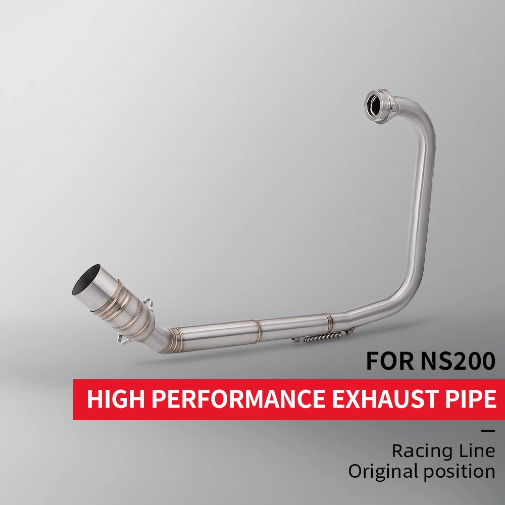 

For NS 200 modified motorcycle stainless steel exhaust system escape 51mm center connection pipe connection muffler