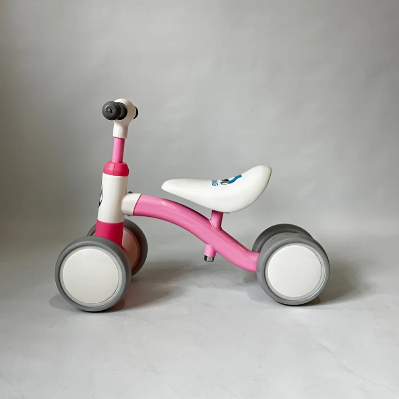 페달 없는 걷는 자동차, 유아용 보행기, 전복 방지, 네 바퀴 안정적인 디자인, 남아 여아 아기 선물, 한 살짜리 아기 장난감