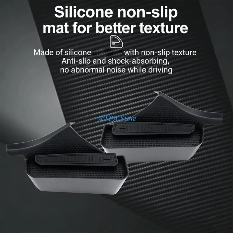 U13C Space Efficient Vehicle Dashboard Storage Compartment Car Cabin Container For Organizing Small Car Items 2pcs