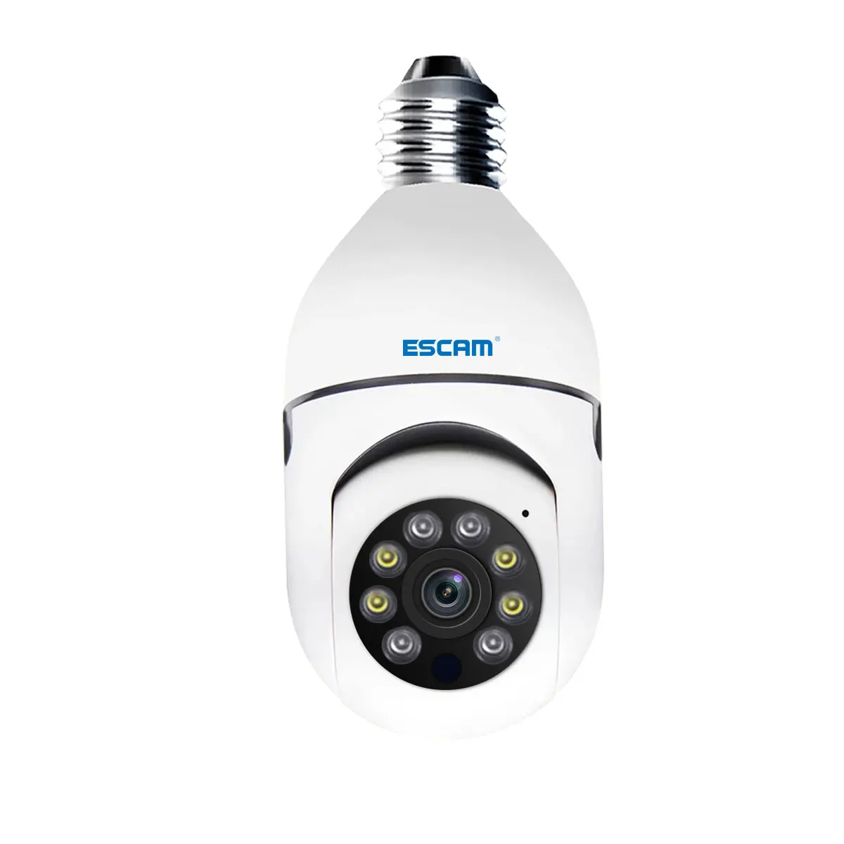 ESCAM PT208 2MP 1080P  Full Color E27 Lamp Head Socket PTZ IP Camera  AI Humanoid Motion Detection Onvif Intercom Baby Monitor
