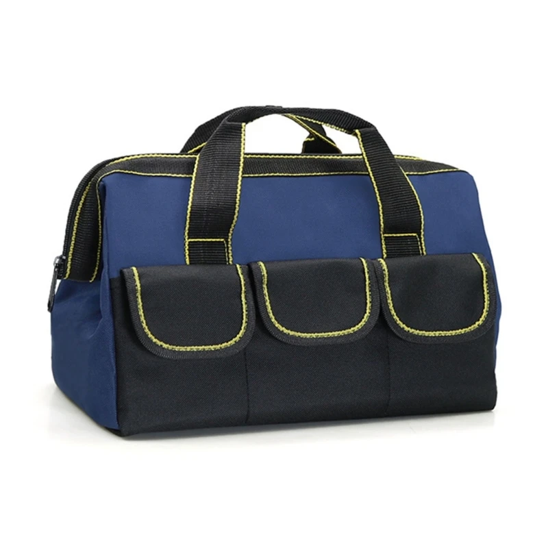 652F Portable Tool Bag for Men Wide Opening Tool Storage Oxford Tool Organizer Bag for Tool Storage Handbag for Screwdriver