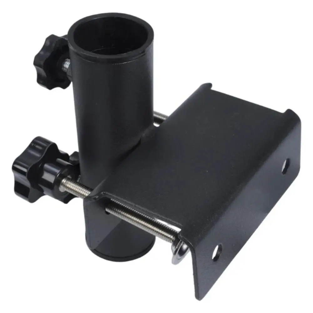 Rust-Resistant Paint Balcony Umbrella Holder Adjustable Flexible Parasol Support Clamp Easy Installation Heavy Duty