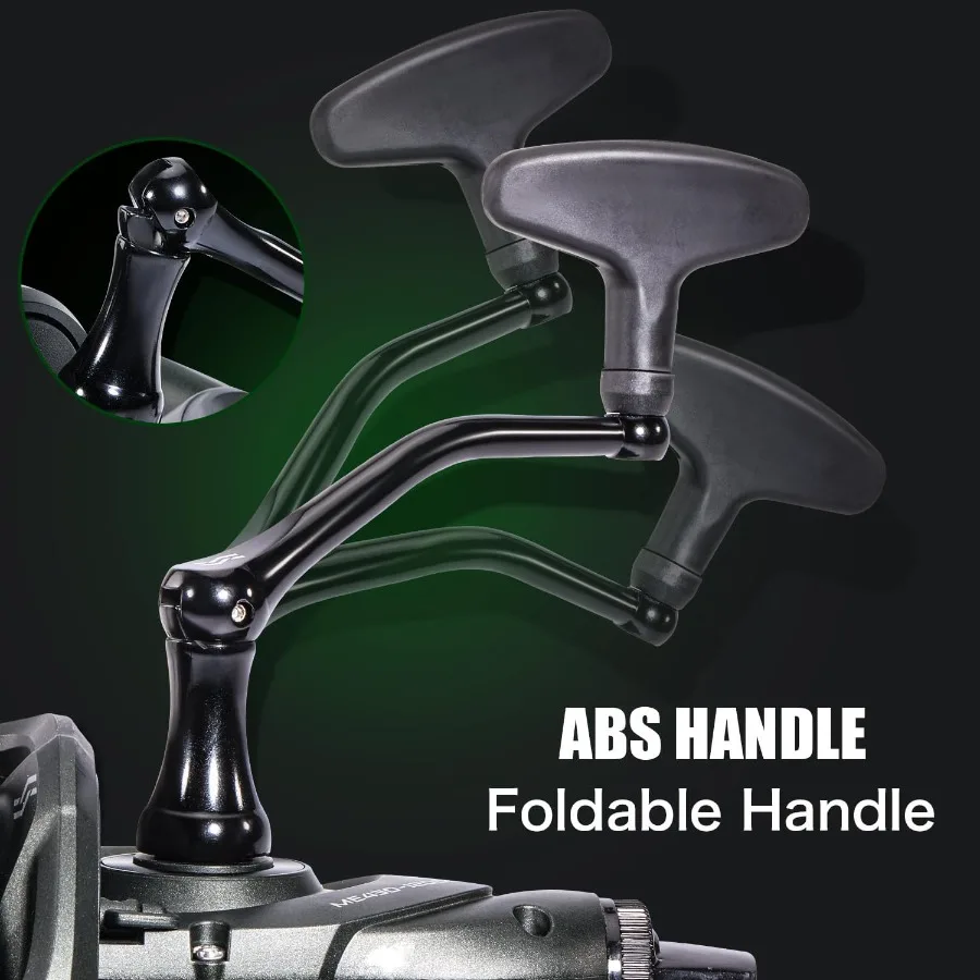 بكرات دوارة للمياه المالحة عالية الدقة سلسلة 10000 مع بكرة ألومنيوم CNC لصيد سمك الشبوط المتقدم والاستخدامات متعددة الاستخدامات في كلاهما #5